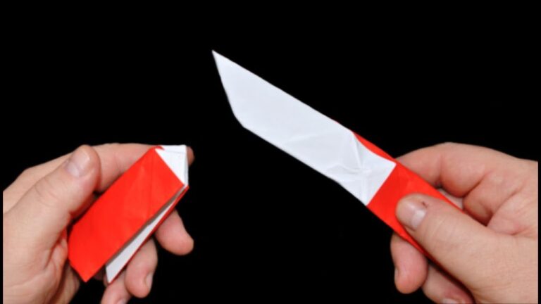 Guía de materiales para hacer cuchillos de papel